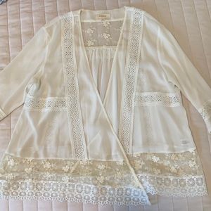 White/Lace Kimono